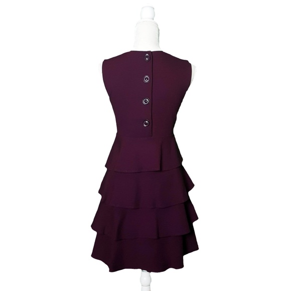 Theory Womens Sleeveless Tiered Knit Dress Small - Picture 4 of 8